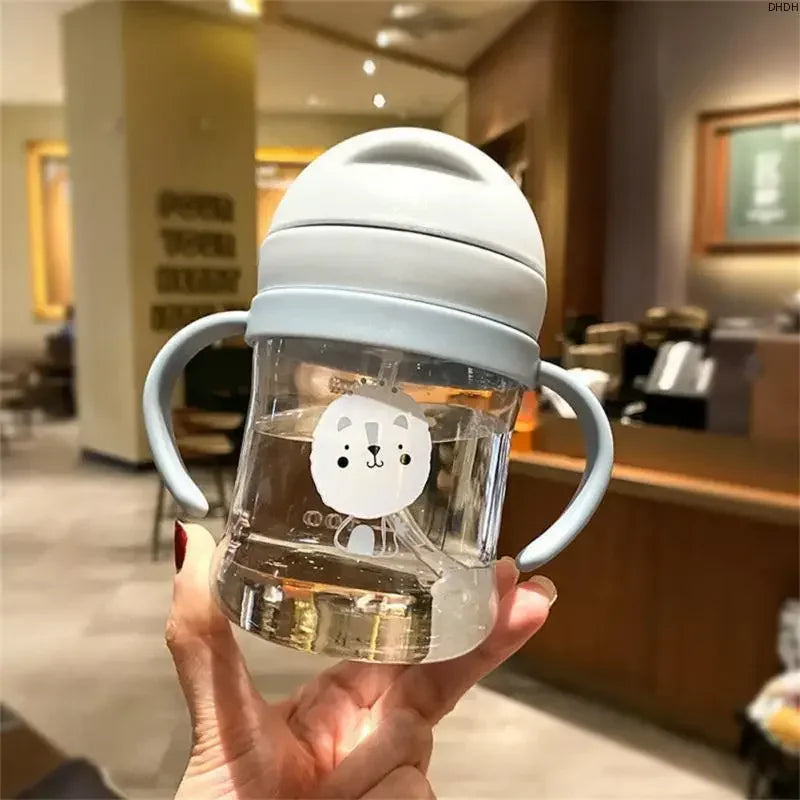 Gourde Bébé à Paille Motif Cartoon