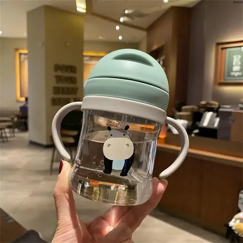 Gourde Bébé à Paille Motif Cartoon