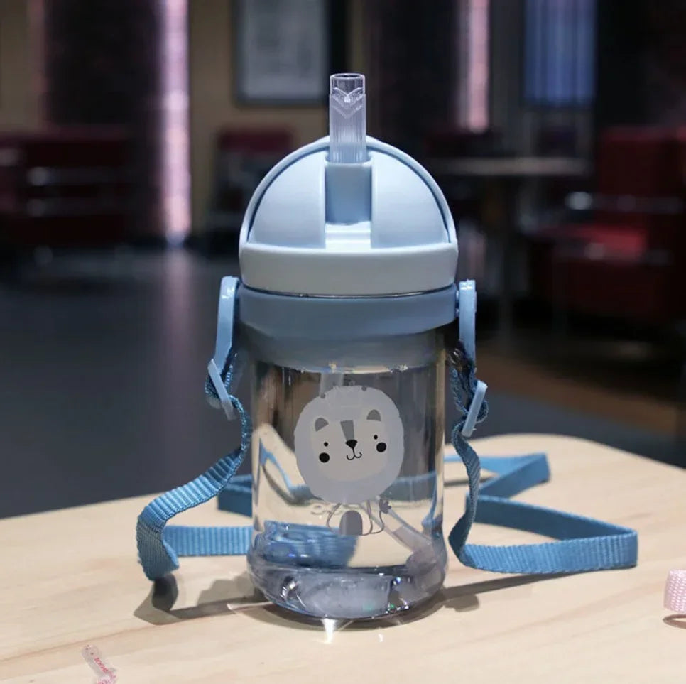 Gourde Bébé à Paille Motif Cartoon